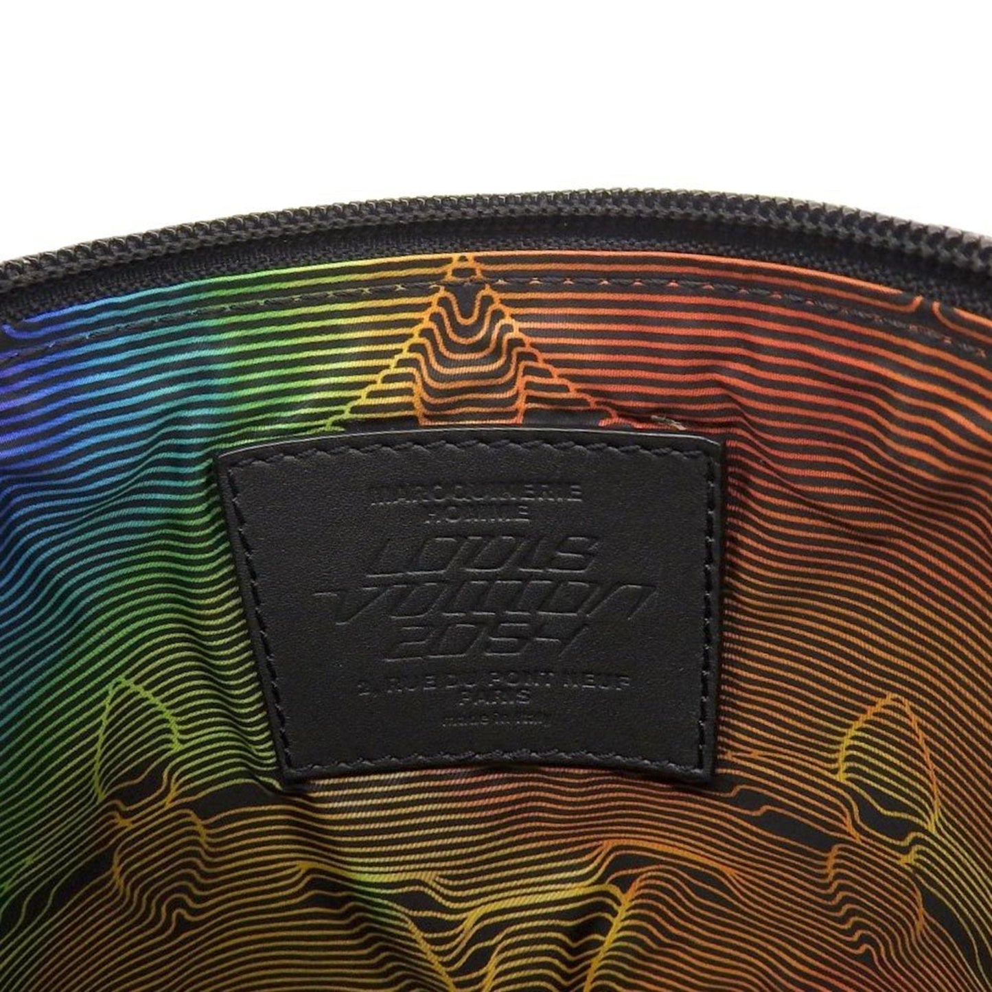 Louis Vuitton Black Multi-Color Nylon Shoulder Bag