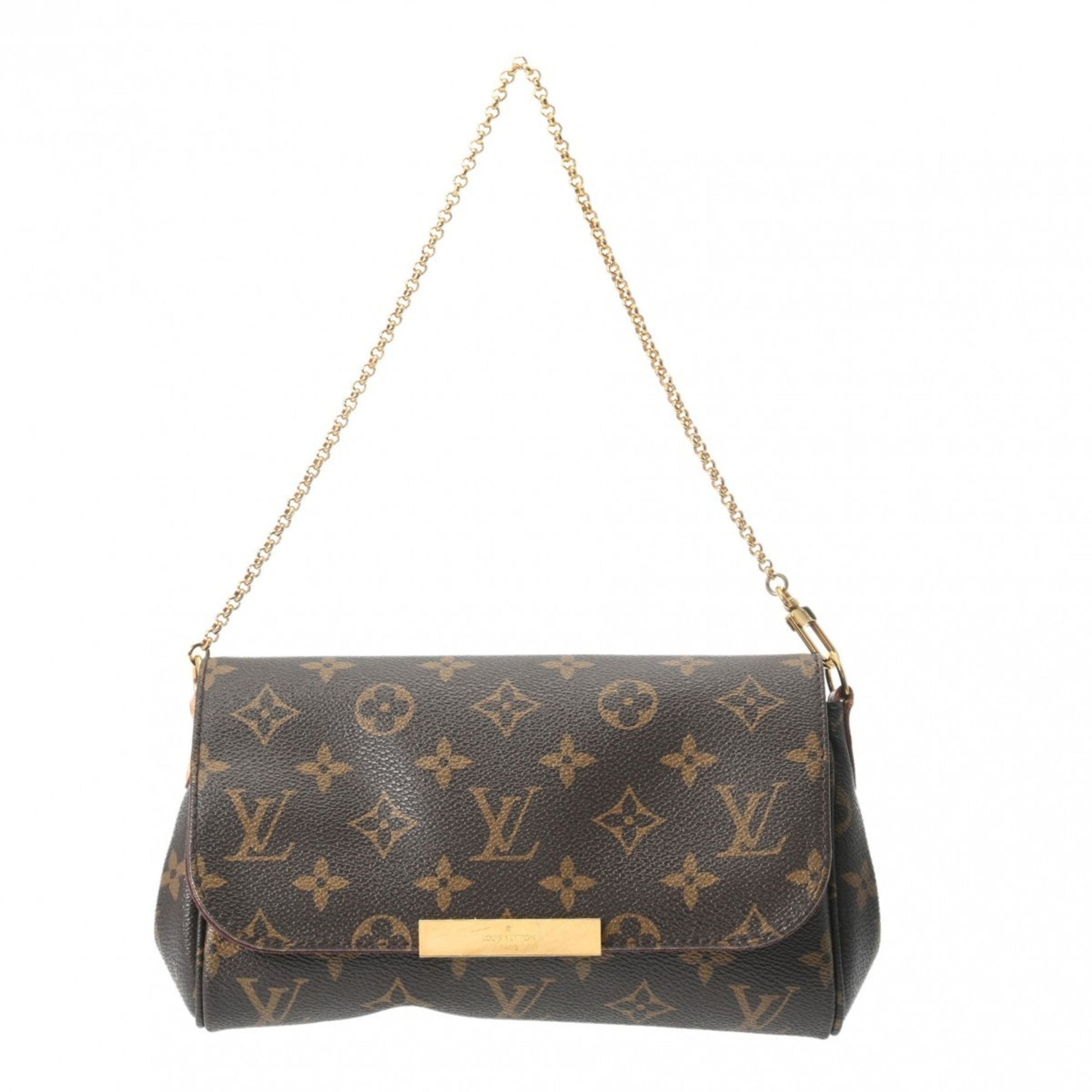 Louis Vuitton Brown Monogram Shoulder Bag ()