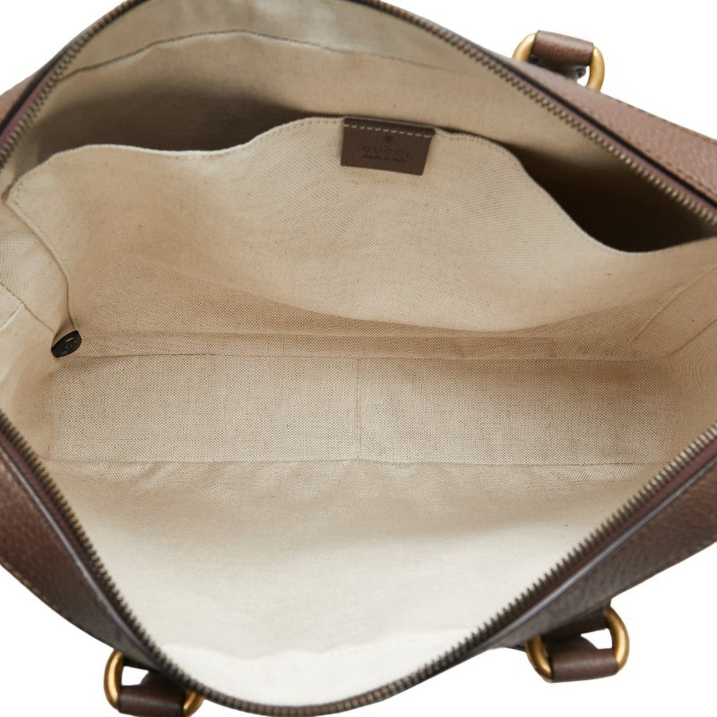 Gucci Beige Brown Pvc Leather Handbag Shoulder Bag