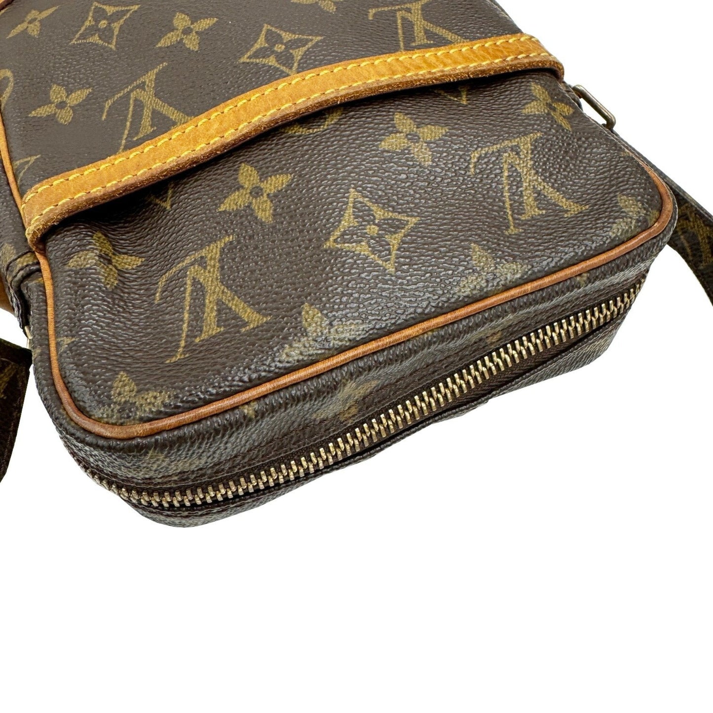 Louis Vuitton Brown Monogram Leather Pvc Shoulder Bag