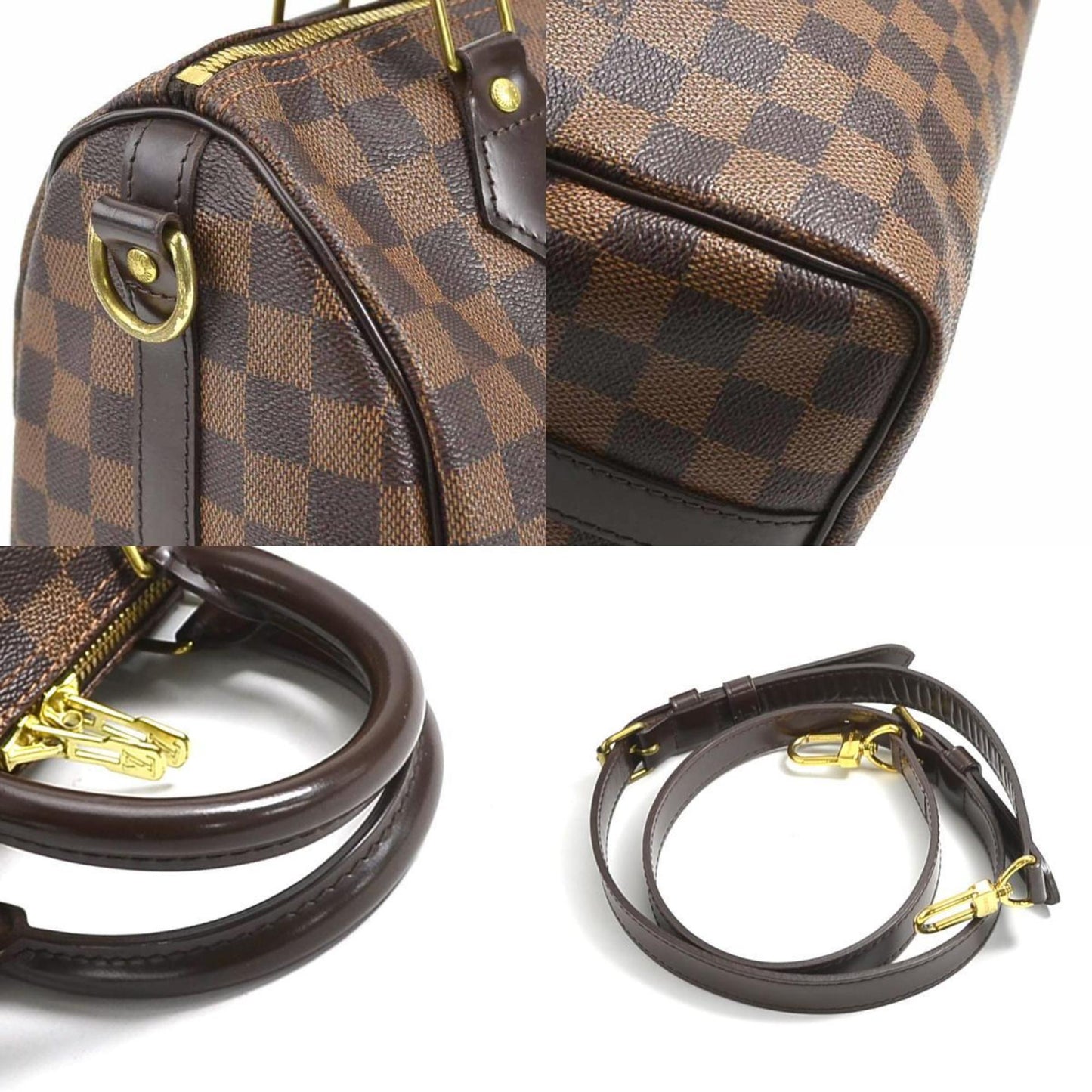 Louis Vuitton Brown Damier Canvas Handbag Shoulder Bag