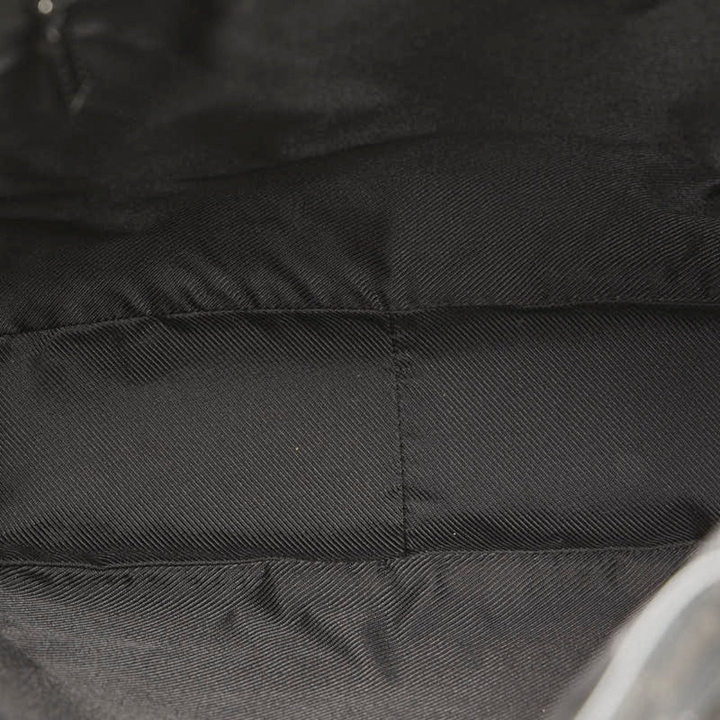 Gucci Black Canvas Leather Handbag Shoulder Bag