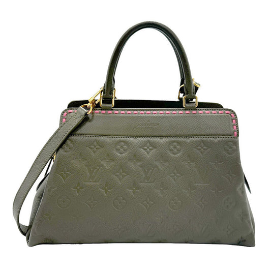 Louis Vuitton Khaki Monogram Empreinte Handbag Shoulder Bag ()