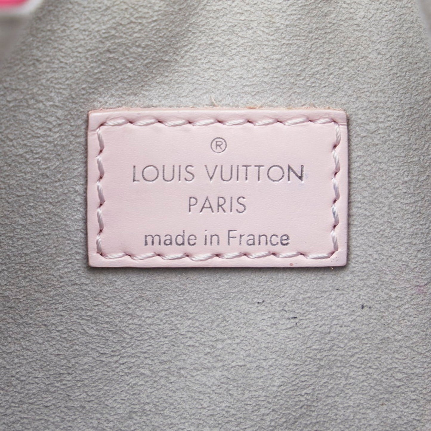 Louis Vuitton Blue Hot Pink Leather Shoulder Bag