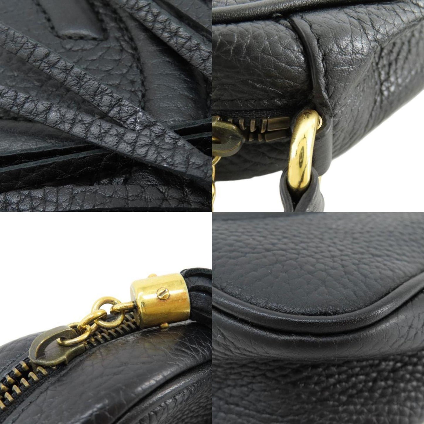 Gucci Soho Black Leather Shoulder Bag