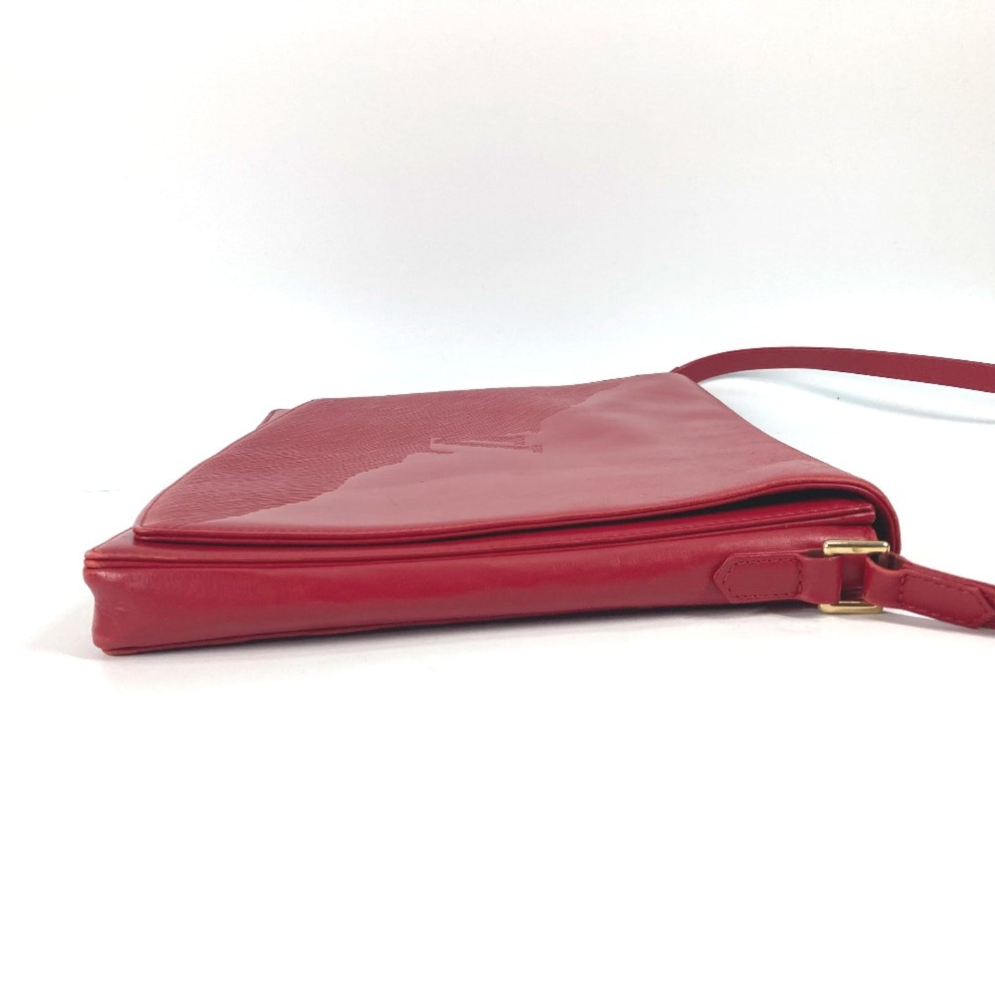Louis Vuitton Red Leather Shoulder Bag