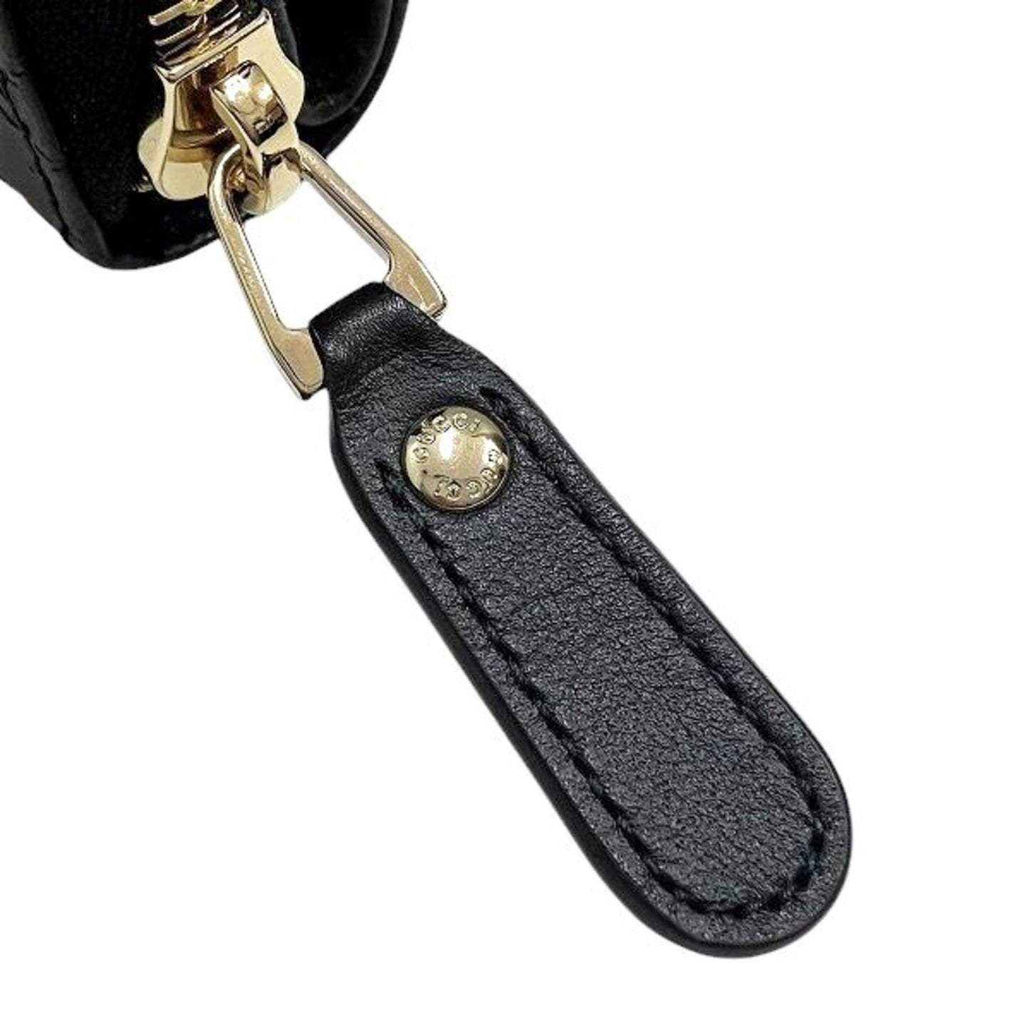 Gucci Black Leather Long Wallet (Bi-Fold)