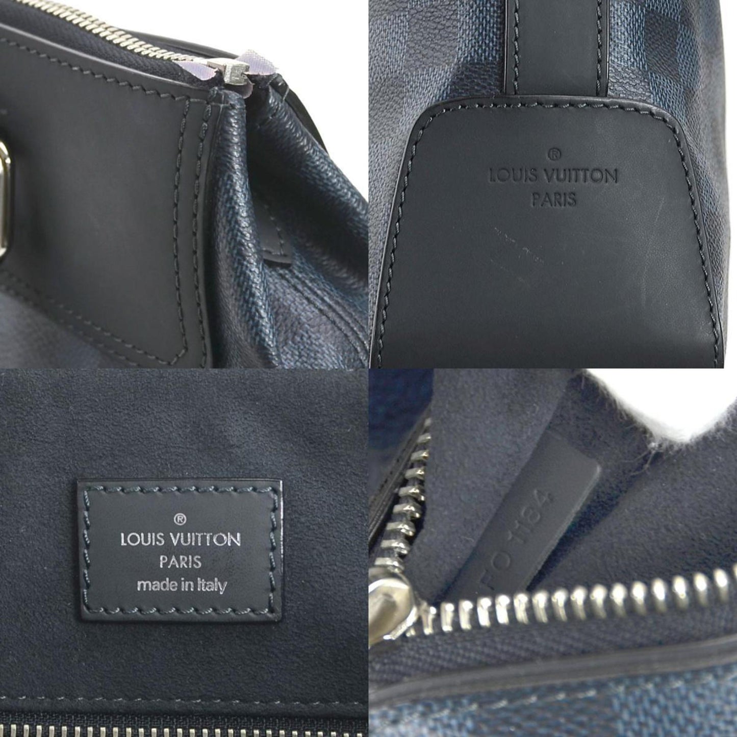 Louis Vuitton Damier Cobalt Damier Cobalt Navy Leather Handbag Shoulder Bag