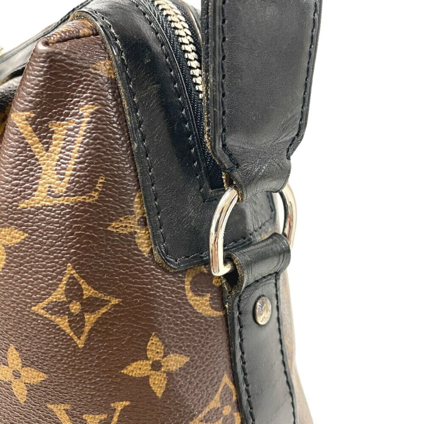 Louis Vuitton Monogram Macassar Brown Leather Shoulder Bag