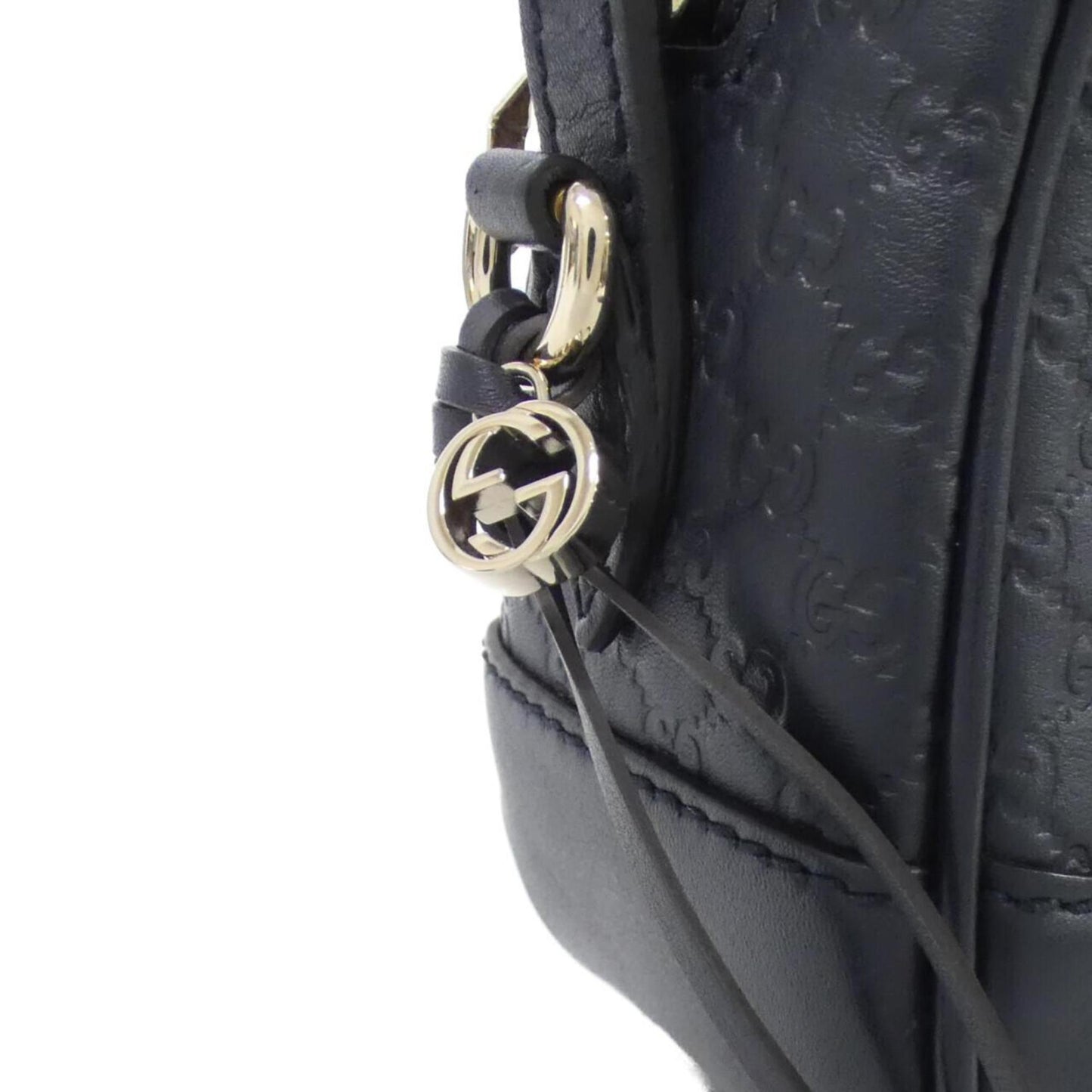 Gucci Blue Leather Shoulder Bag