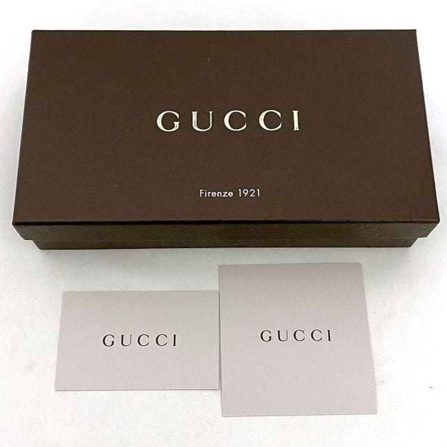 Gucci Pink Beige Leather Long Wallet (Bi-Fold)