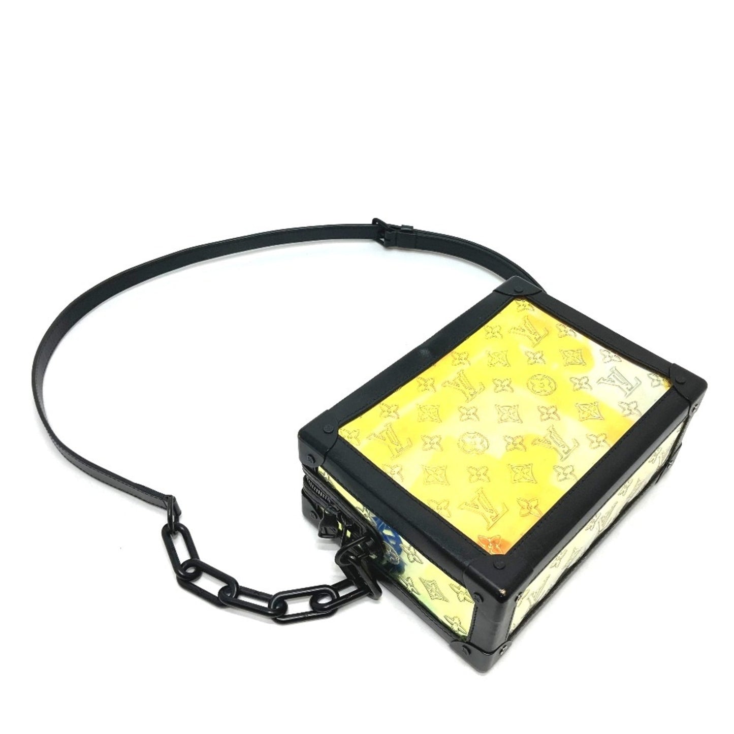 Louis Vuitton Black Leather Shoulder Bag