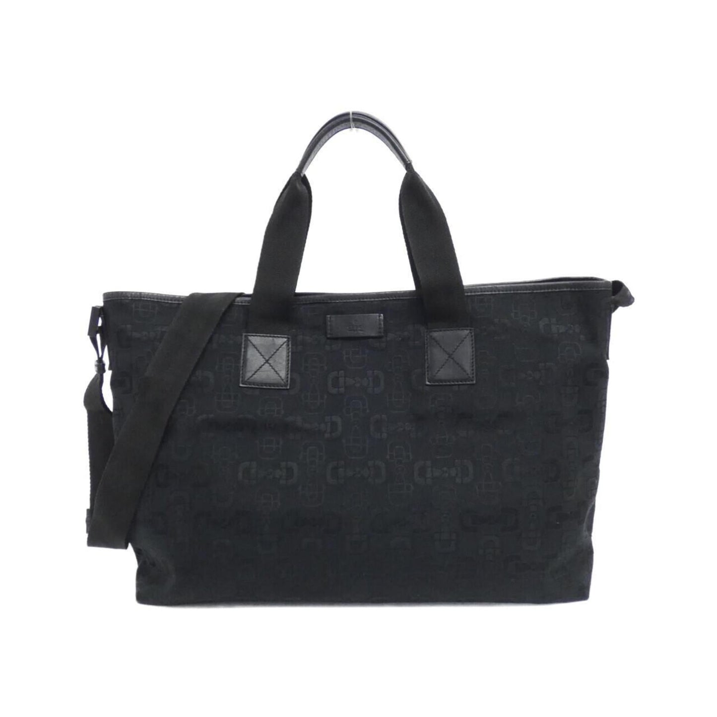 Gucci Black Canvas Handbag ()