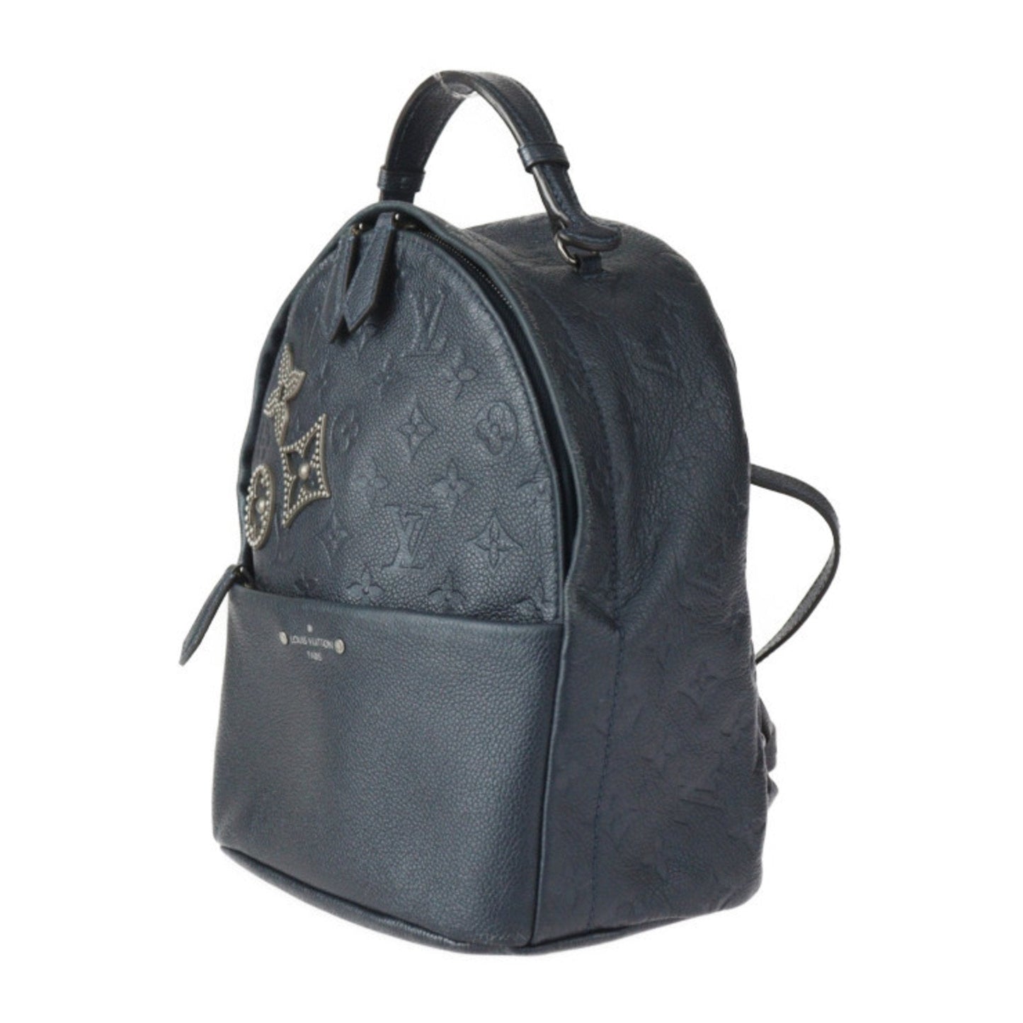 Louis Vuitton Blue Metallic Monogram Empreinte Backpack Handbag