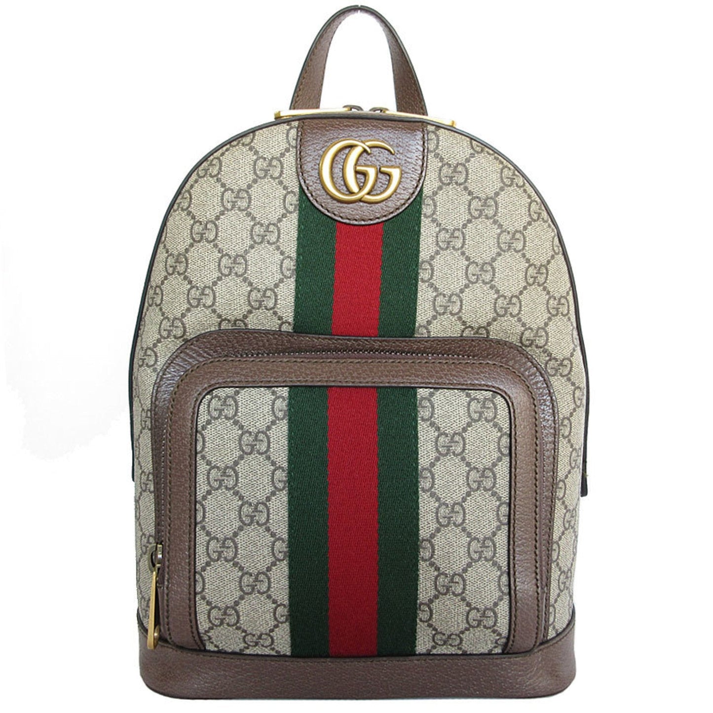 Gucci Brown Gg Supreme Backpack ()