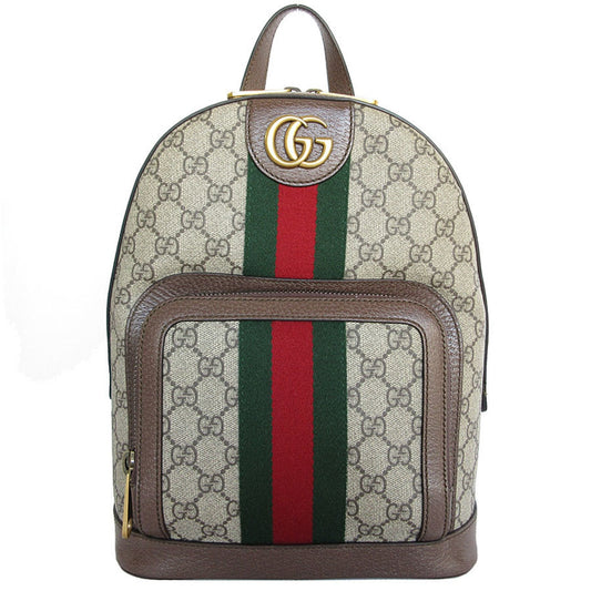 Gucci Brown Gg Supreme Backpack ()
