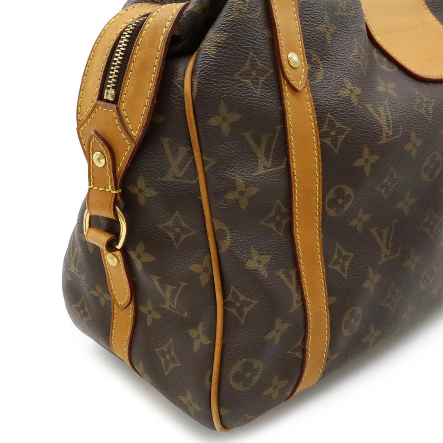 Louis Vuitton Brown Monogram Shoulder Bag Tote Bag
