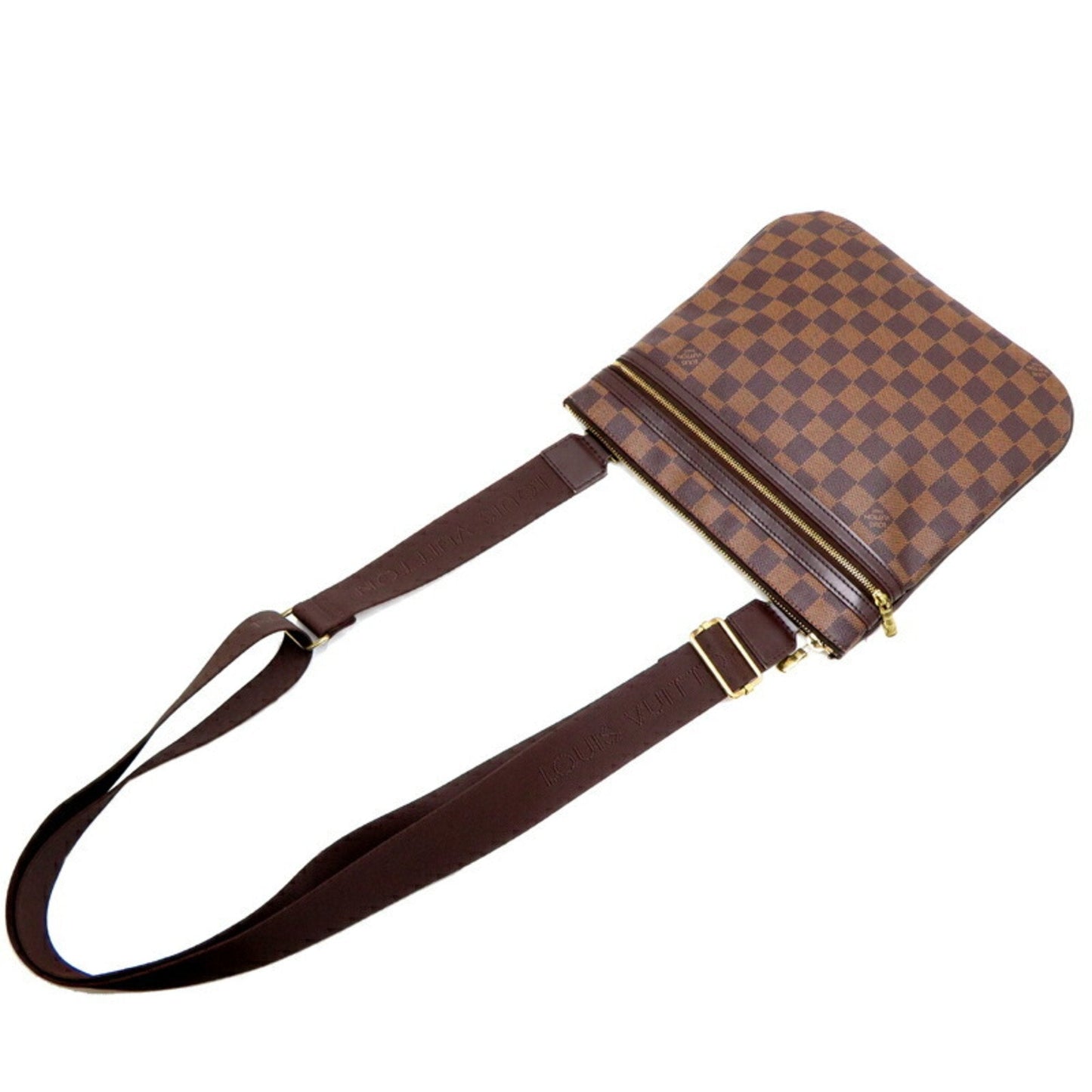 Louis Vuitton Damier Brown Monogram Pochette Shoulder Bag