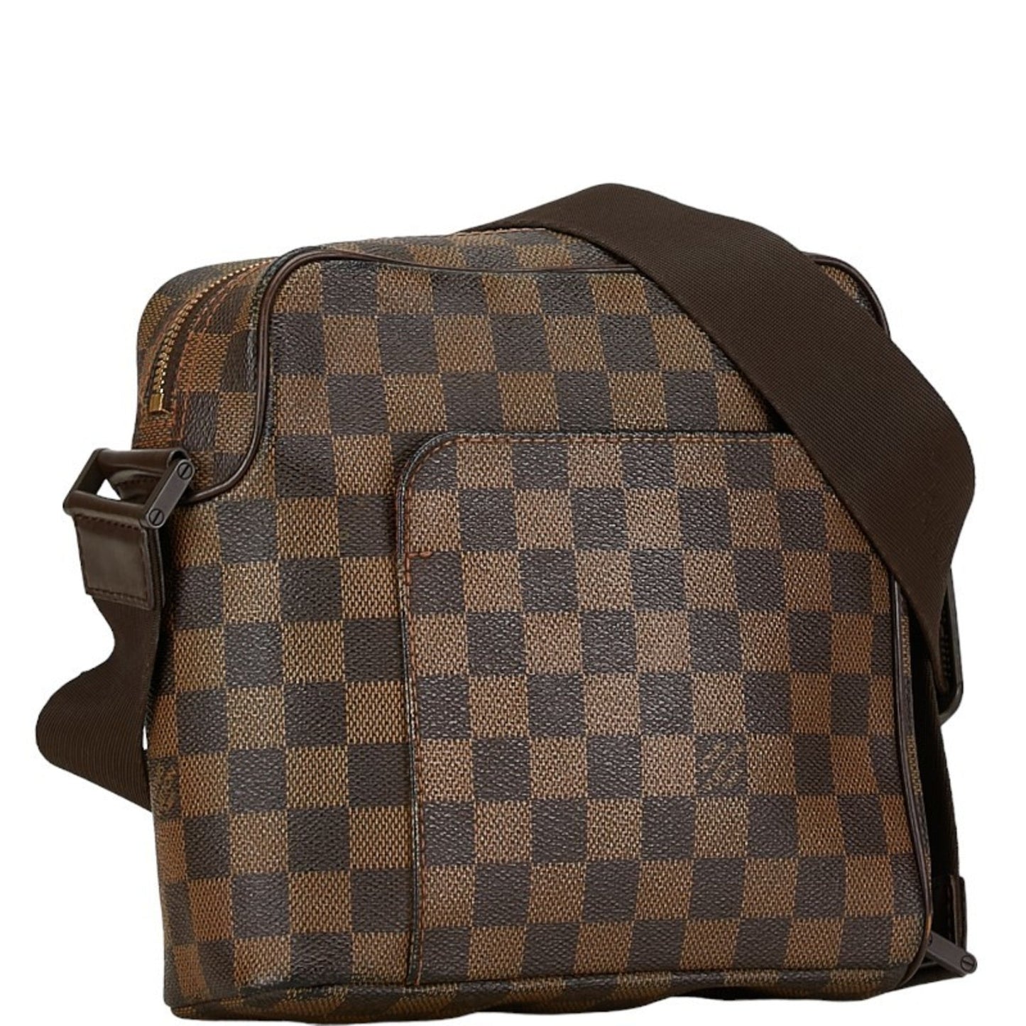Louis Vuitton Damier Brown Pvc Leather Shoulder Bag