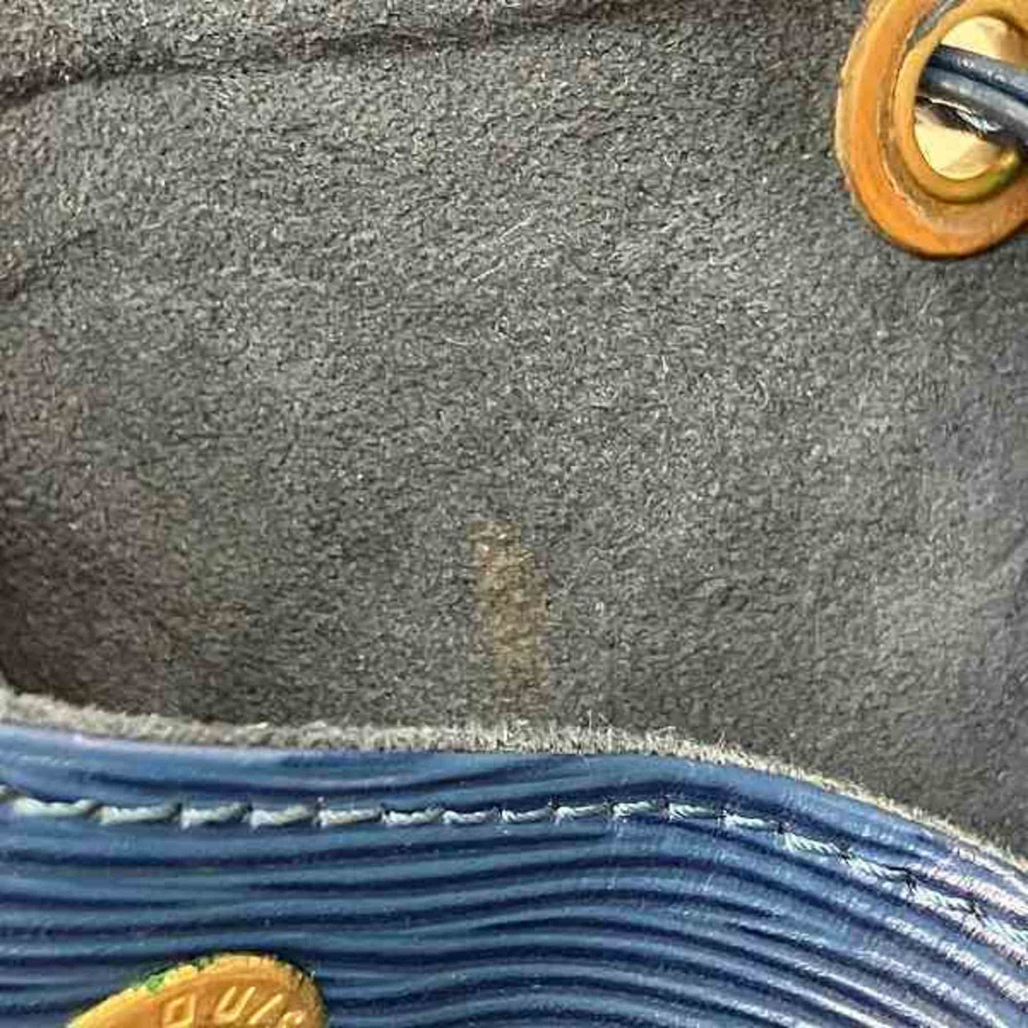 Louis Vuitton Blue Toledo Blue Leather Shoulder Bag