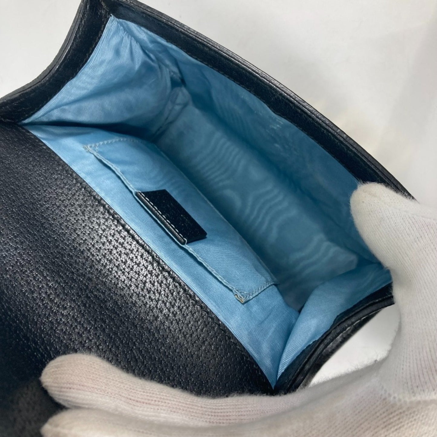 Gucci Black Leather Shoulder Bag
