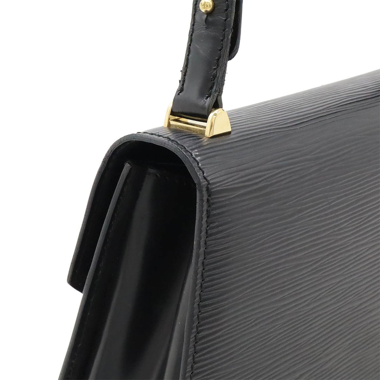 Louis Vuitton Noir Epi Leather Handbag Shoulder Bag