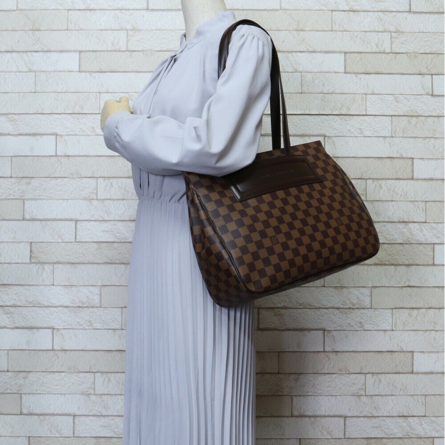 Louis Vuitton Brown Damier Canvas Shoulder Bag