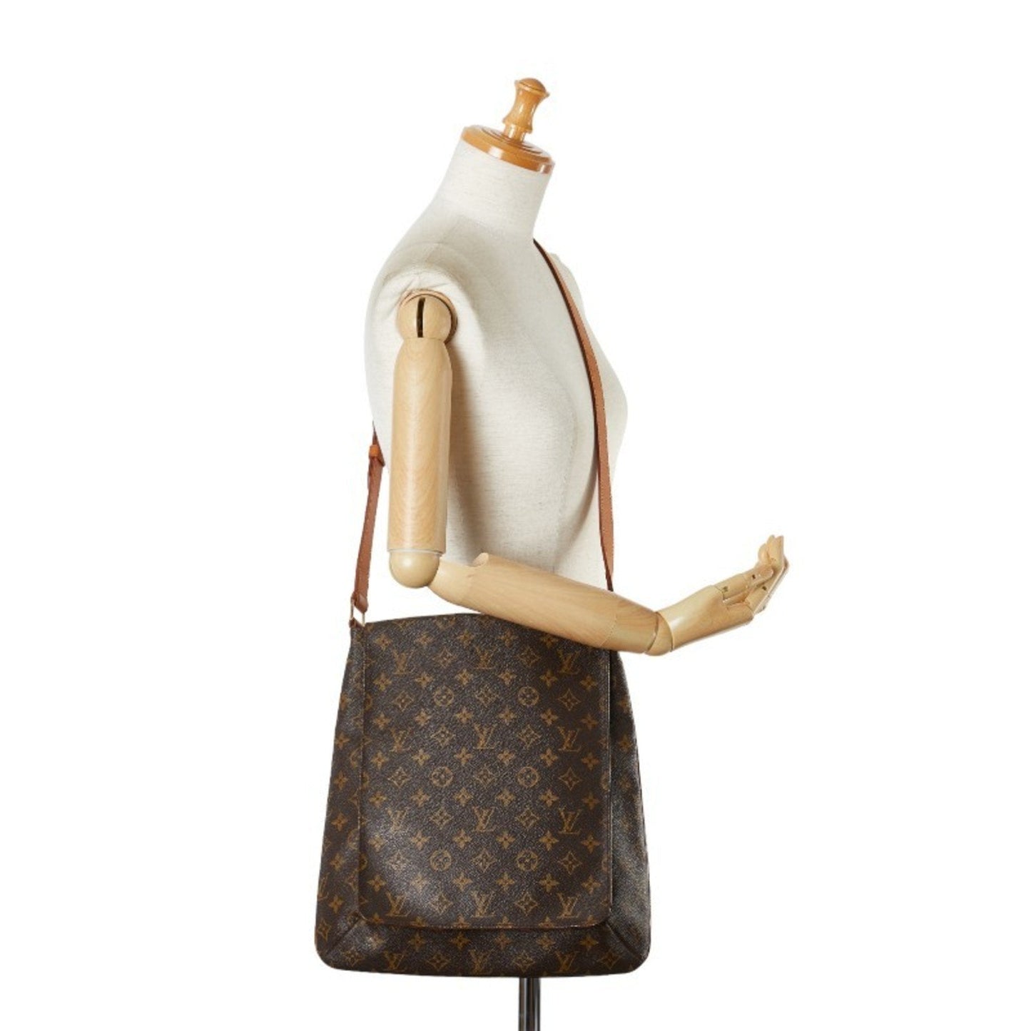 Louis Vuitton Monogram Brown Pvc Leather Shoulder Bag