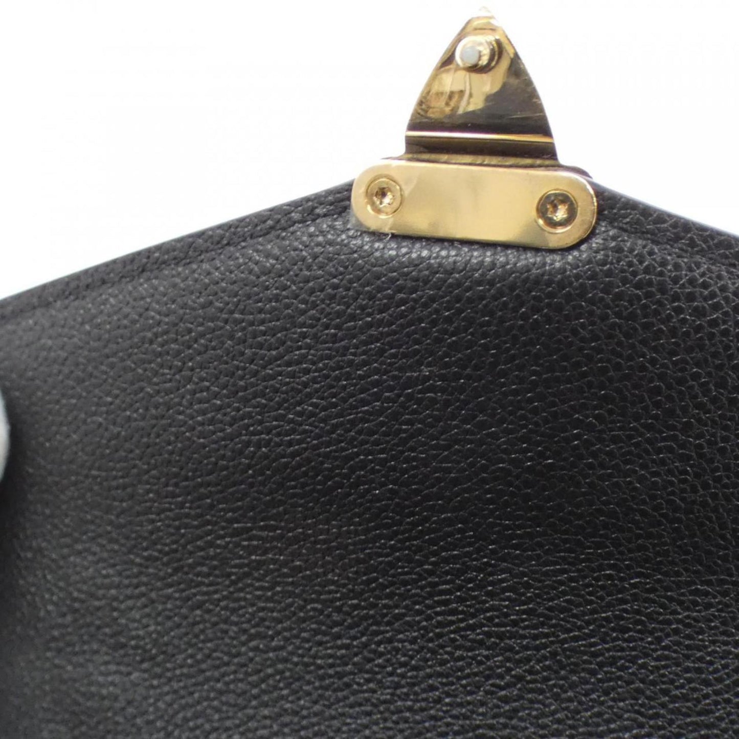 Louis Vuitton Beige Black Leather Pochette Shoulder Bag
