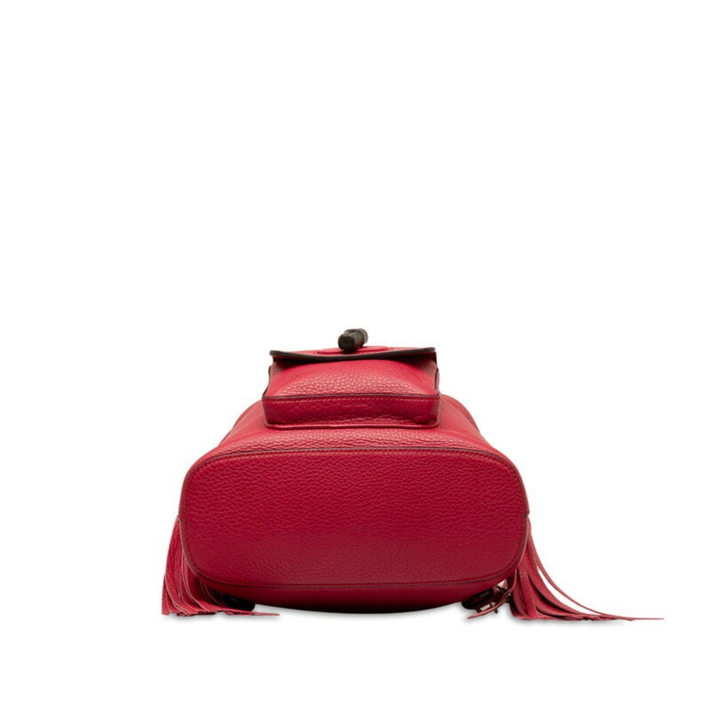 Gucci Red Color Bamboo Backpack