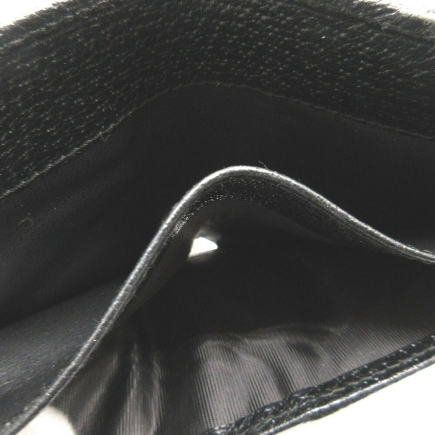 Gucci Black Gg Canvas Leather Wallet (Bi-Fold)