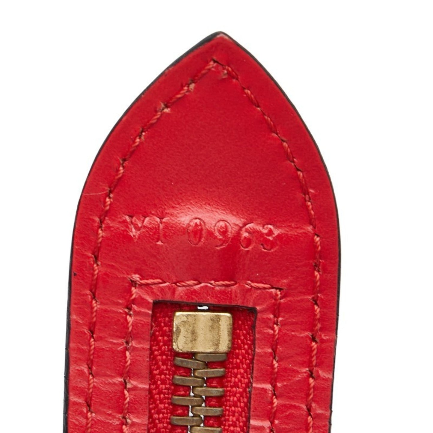 Louis Vuitton Castilian Red Epi Leather Shoulder Bag Tote Bag