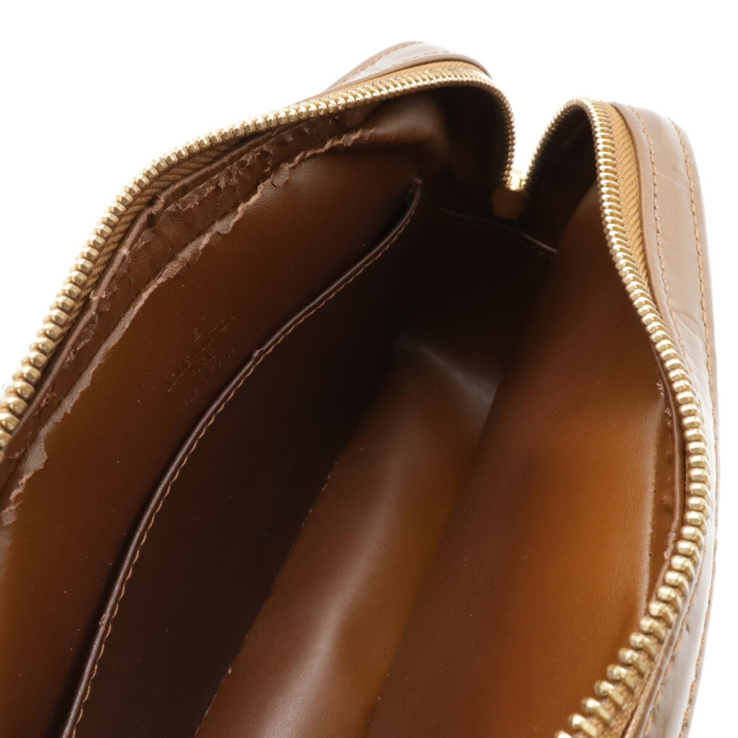 Louis Vuitton Bronze Leather Shoulder Bag