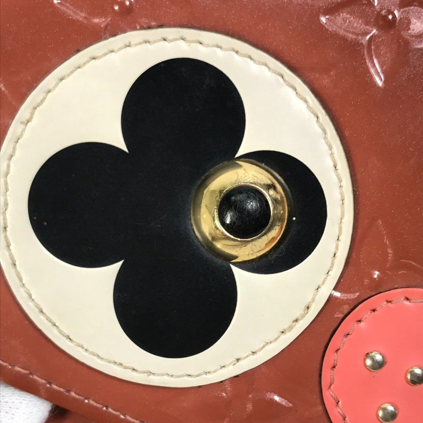 Louis Vuitton Pink Leather Shoulder Bag