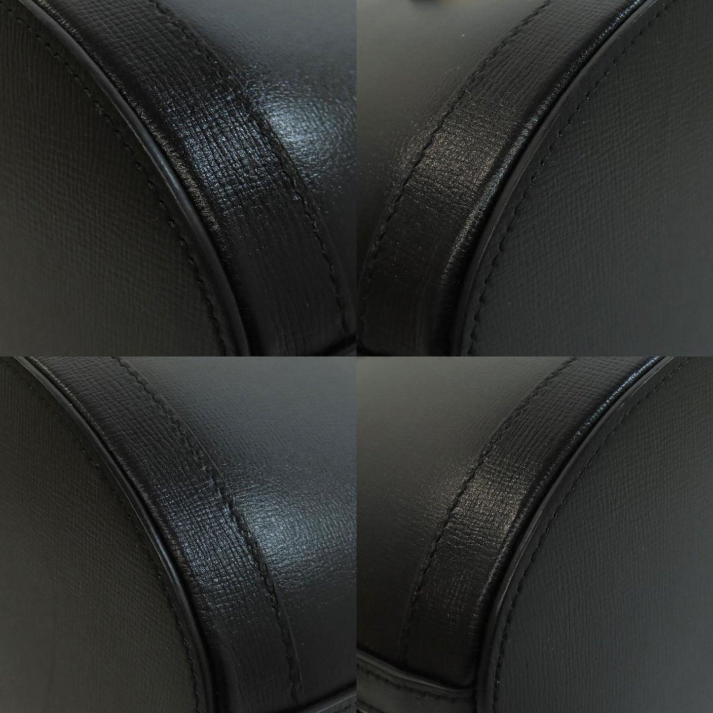 Gucci Horsebit Black Leather Shoulder Bag