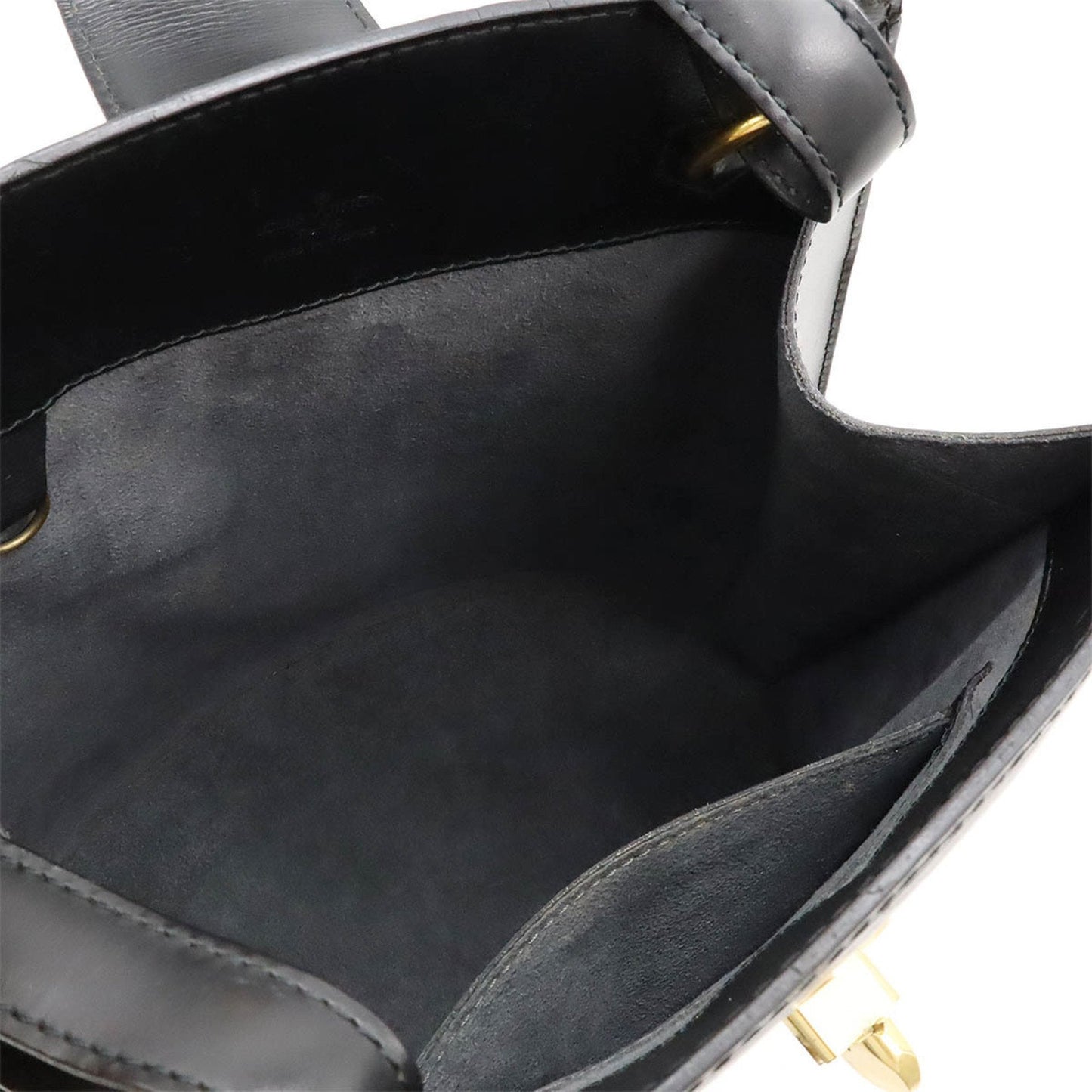 Louis Vuitton Black Noir Epi Leather Shoulder Bag