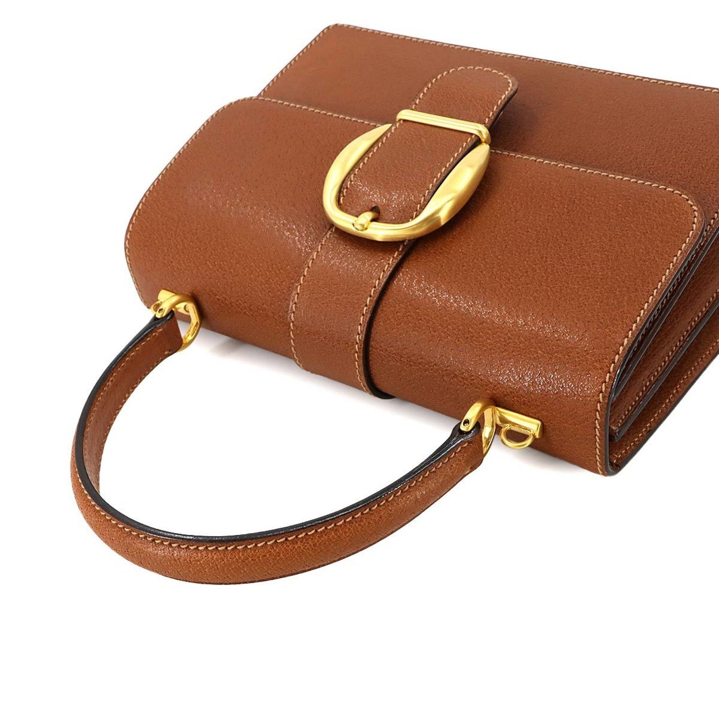 Gucci Brown Leather Shoulder Bag