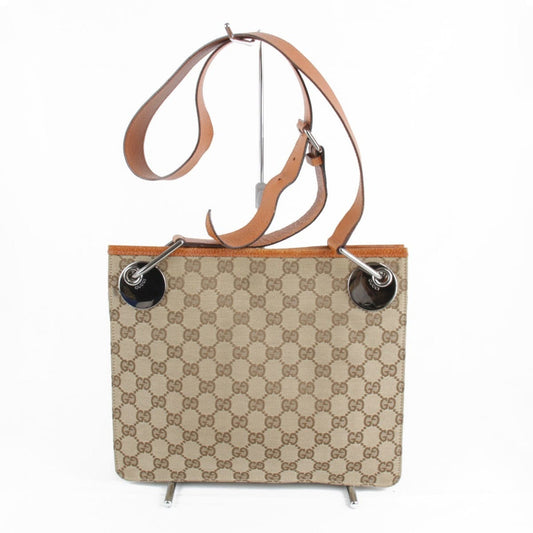 Gucci Gg Canvas Beige Gg Canvas Shoulder Bag ()