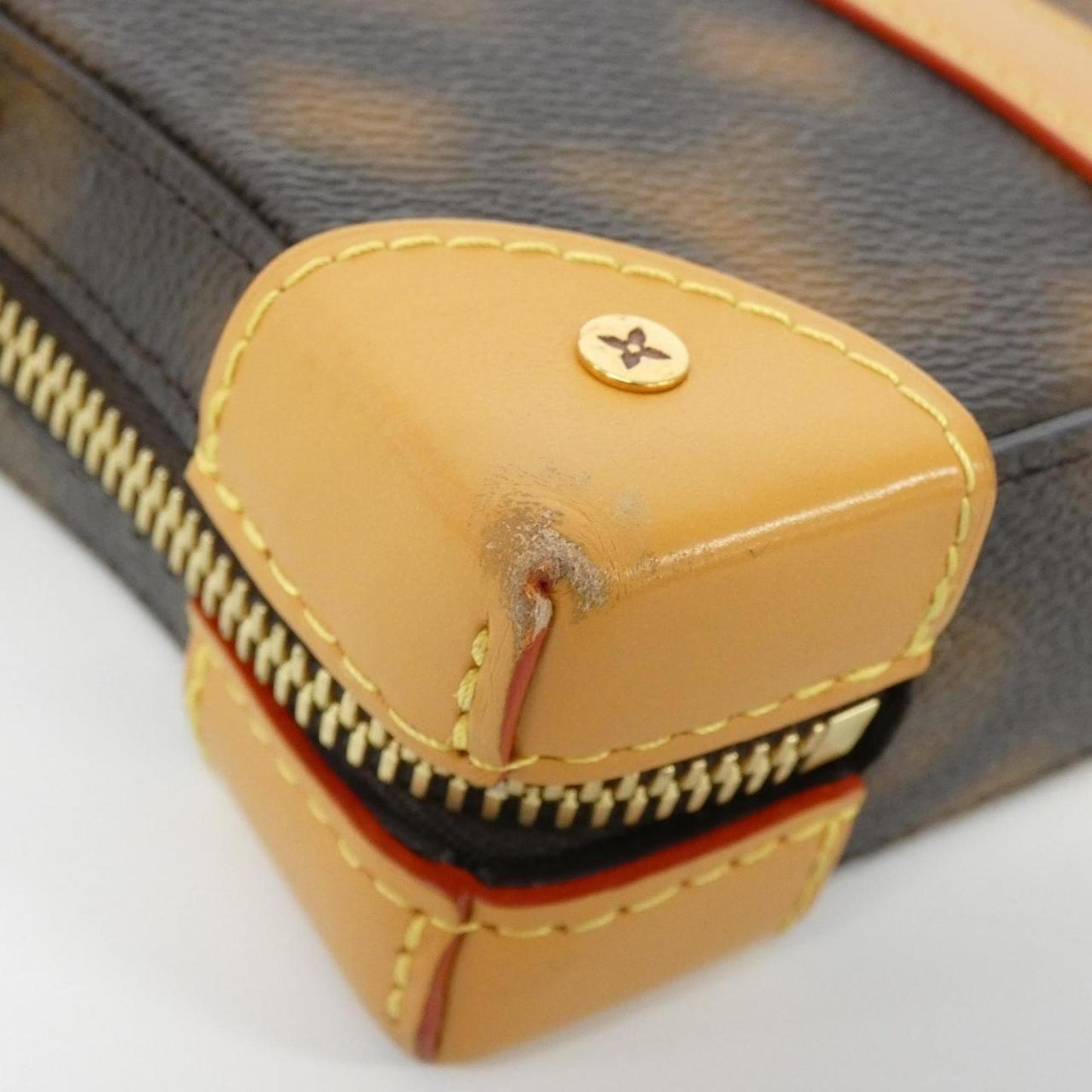 Louis Vuitton Marron Coated Canvas Shoulder Bag