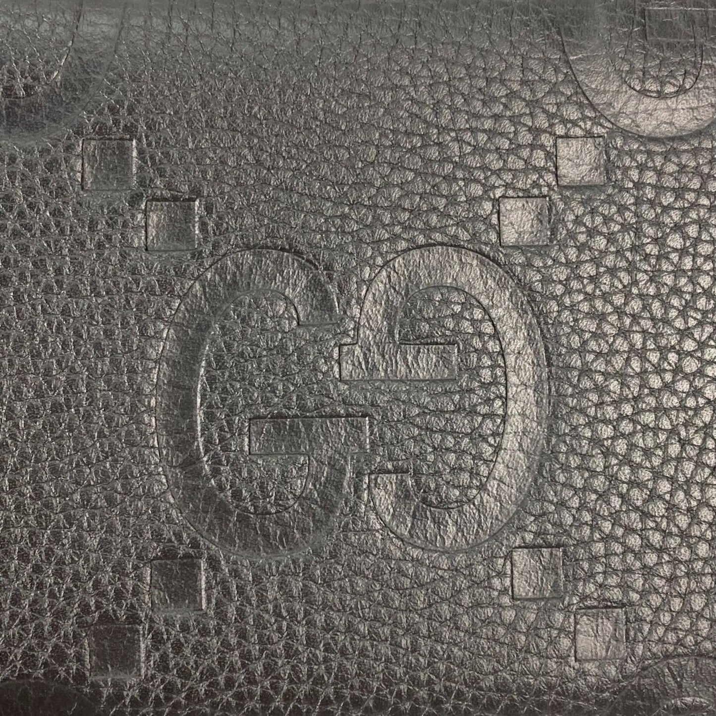 Gucci Black Leather Long Wallet (Bi-Fold)