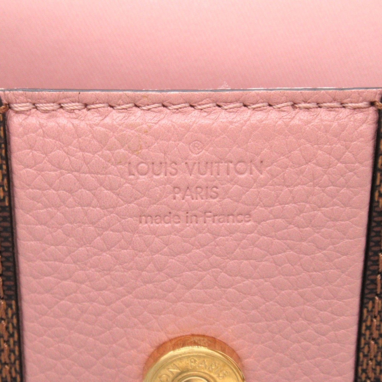 Louis Vuitton Brown Magnolia Coated Canvas Shoulder Bag