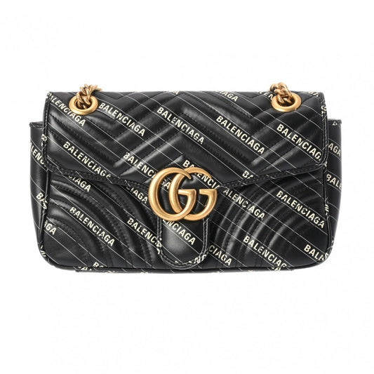 Gucci Black Leather Shoulder Bag ()