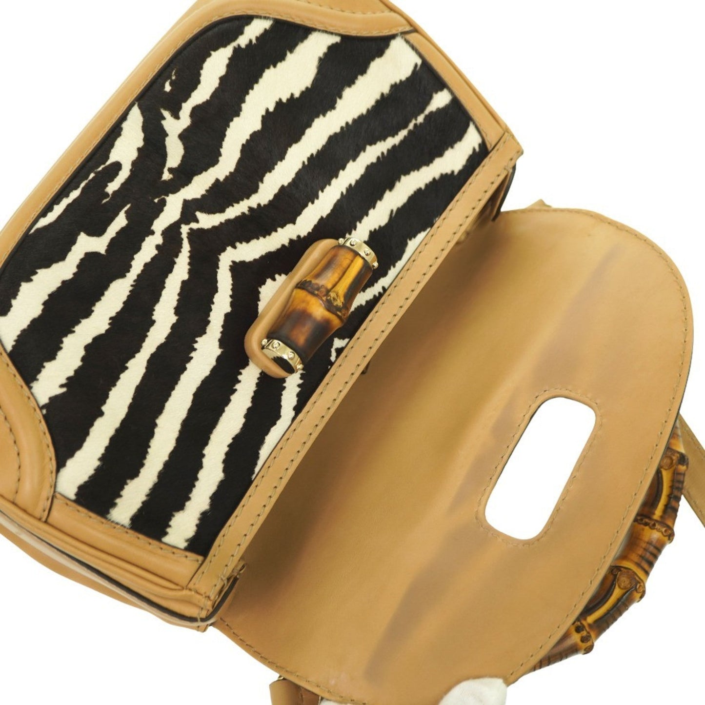 Gucci Beige Leather Handbag