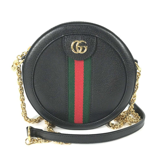 Gucci Black Leather Shoulder Bag ()