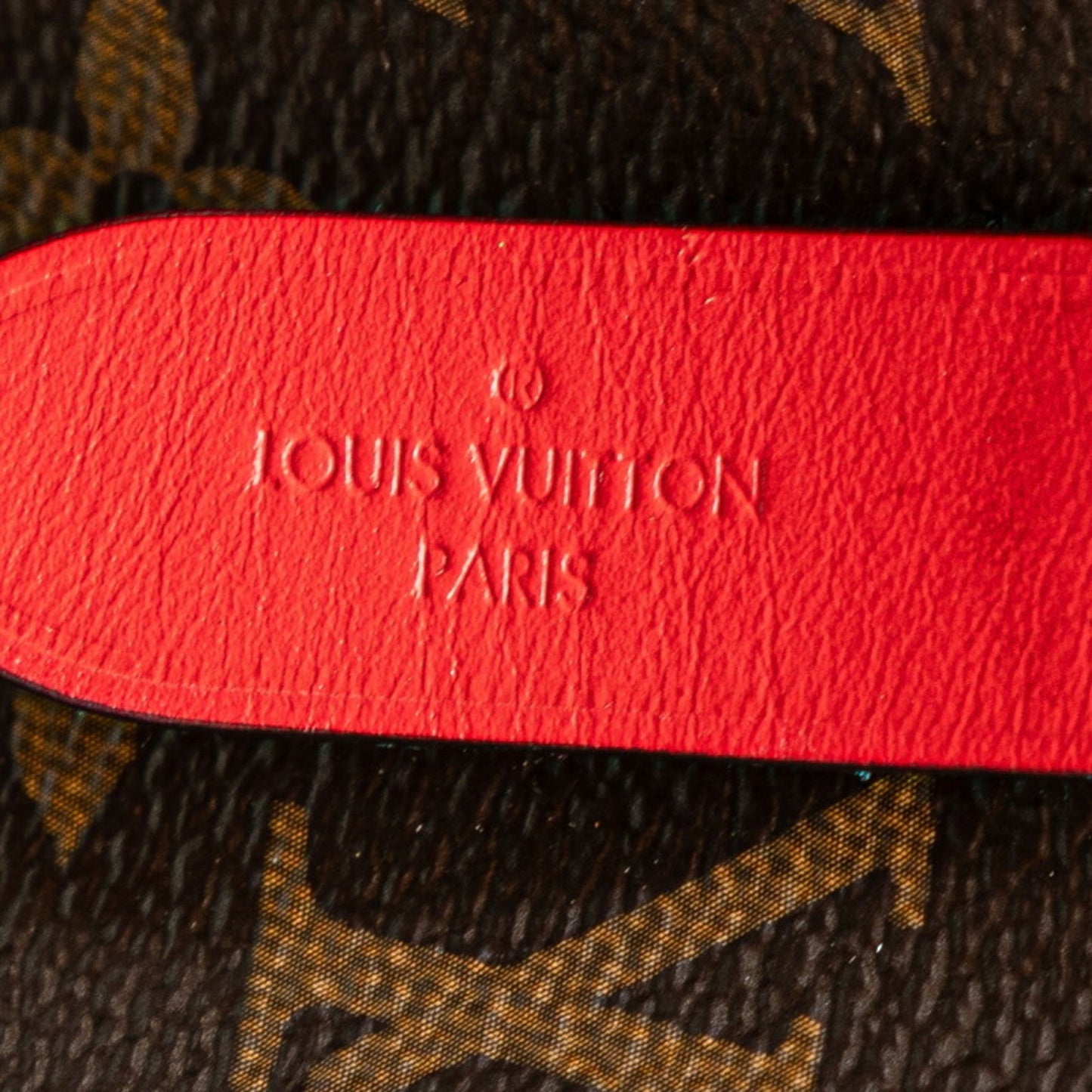 Louis Vuitton Coquelicots Red Brown Red Color Pvc Leather Shoulder Bag