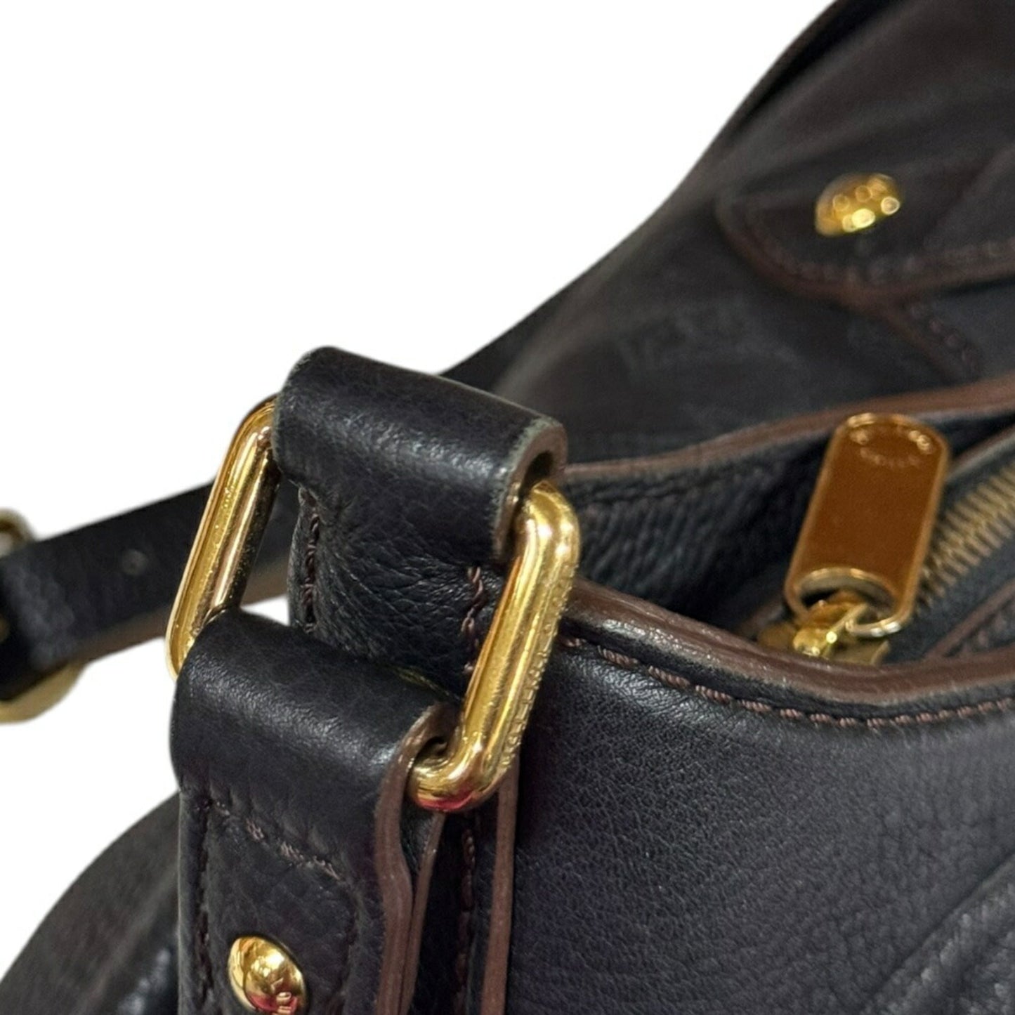 Louis Vuitton Mahina Black Noir Mahina Leather Shoulder Bag