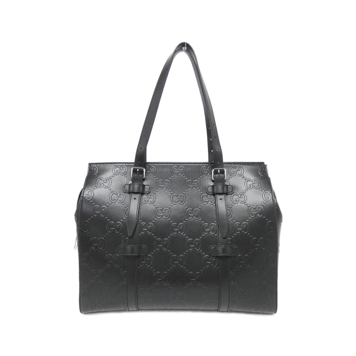 Gucci Black Leather Tote Bag ()