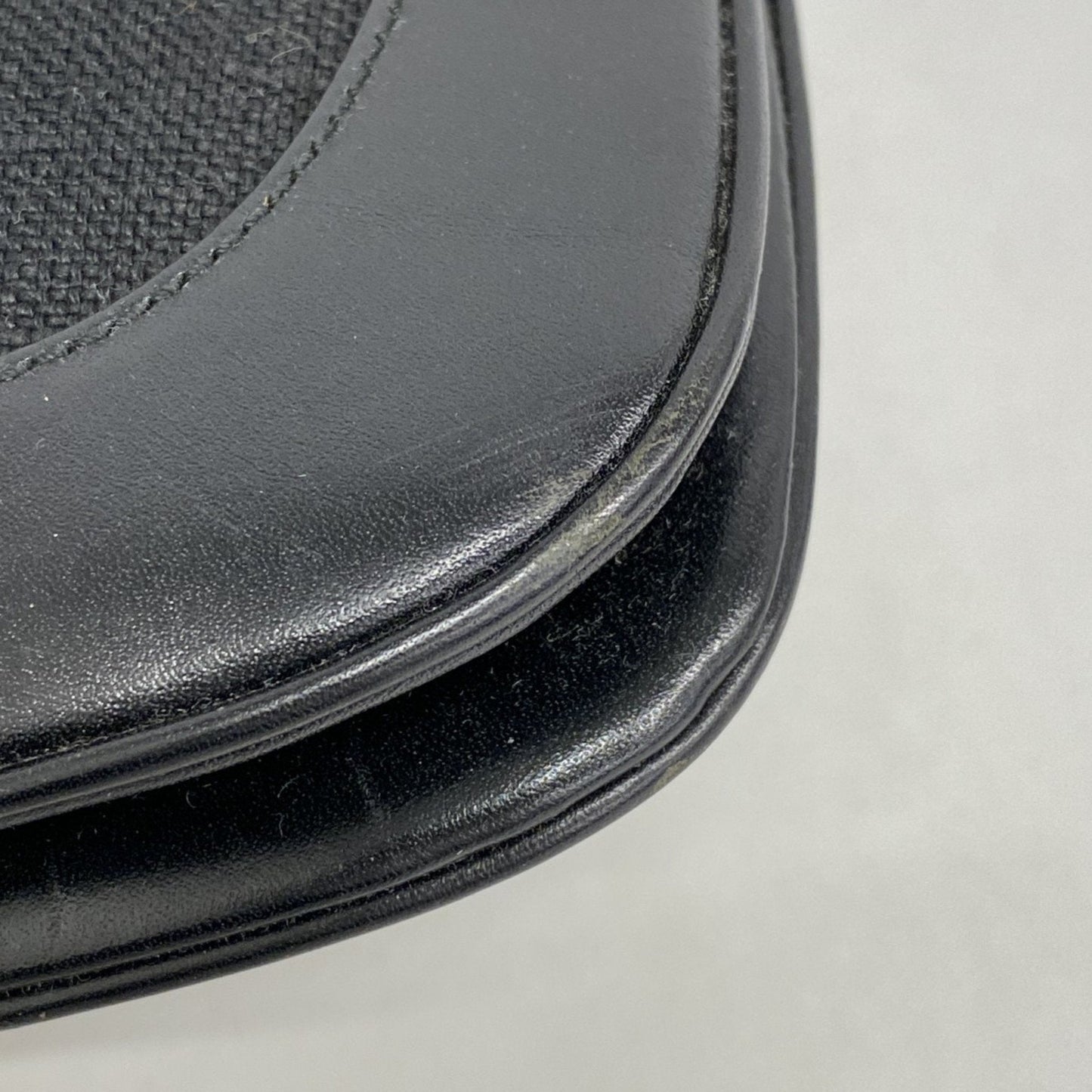 Gucci Black Canvas Shoulder Bag