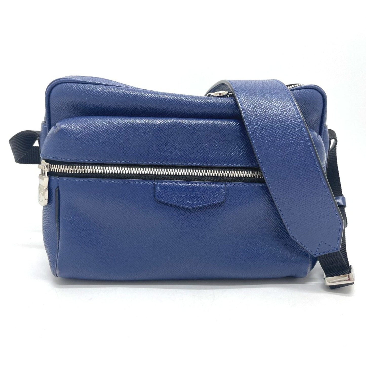 Louis Vuitton Blue Leather Shoulder Bag ()