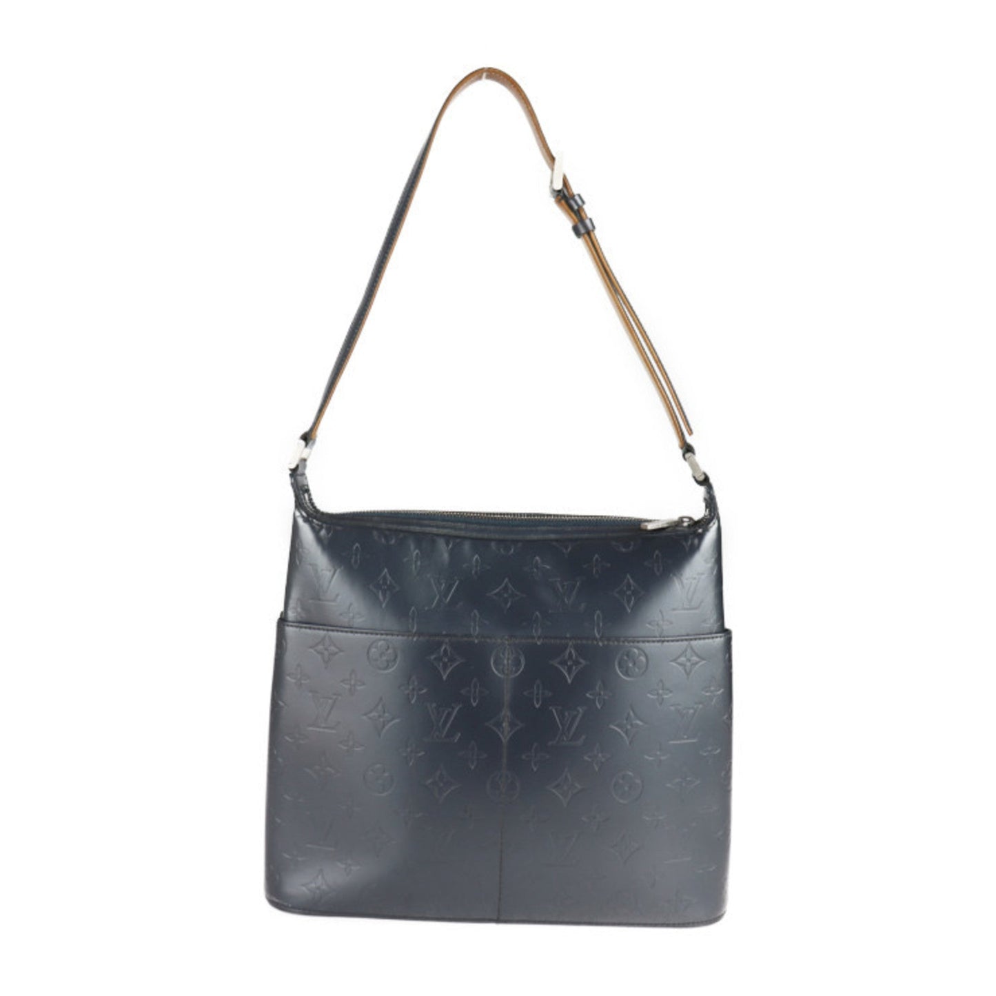 Louis Vuitton Blue Monogram Monogram Mat Handbag Shopping Bag Shoulder Bag Tote Bag